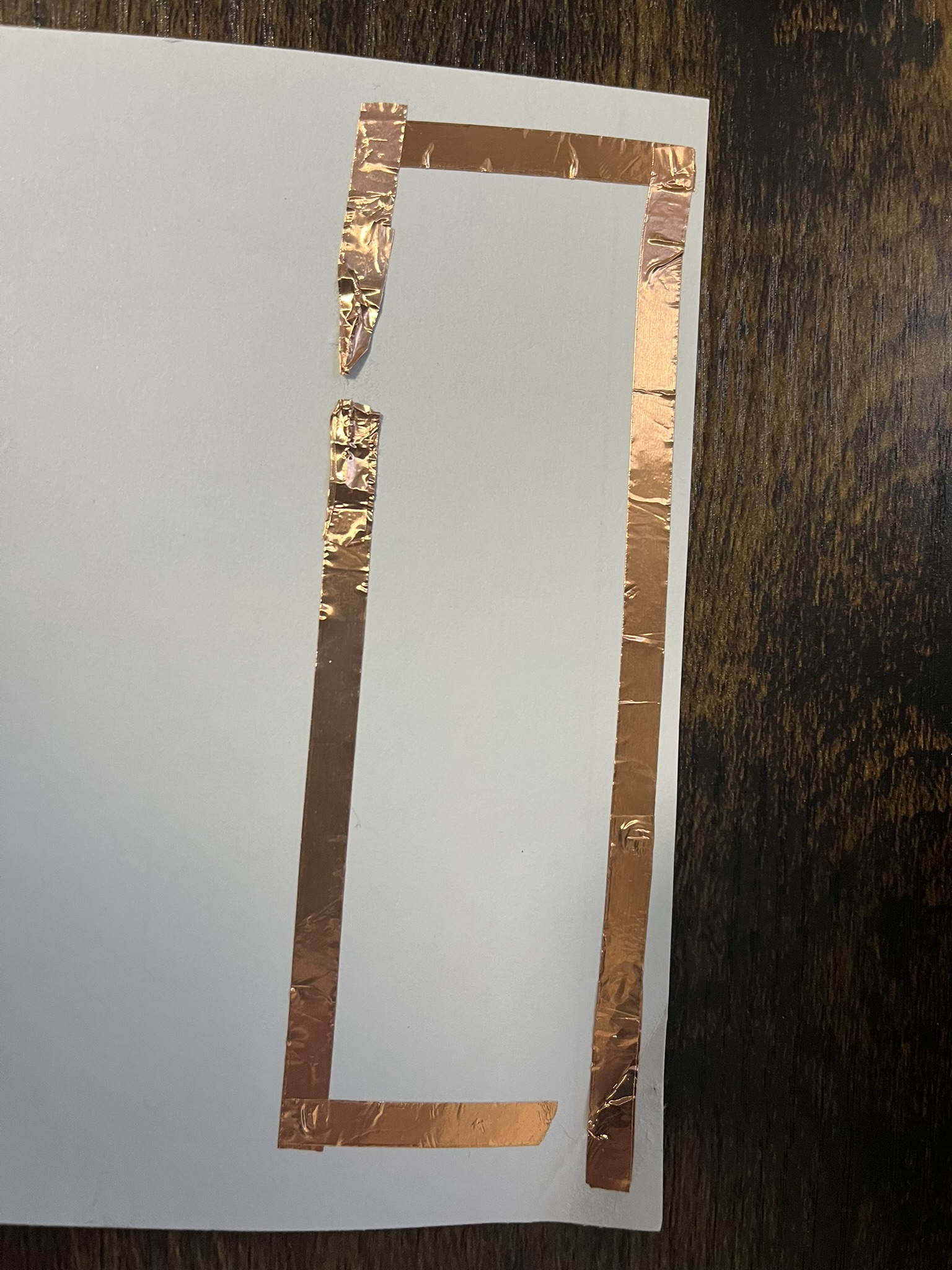 There were a lot of failed circuits in the process of remembering how to construct them and learning how to best utilize the copper tape.