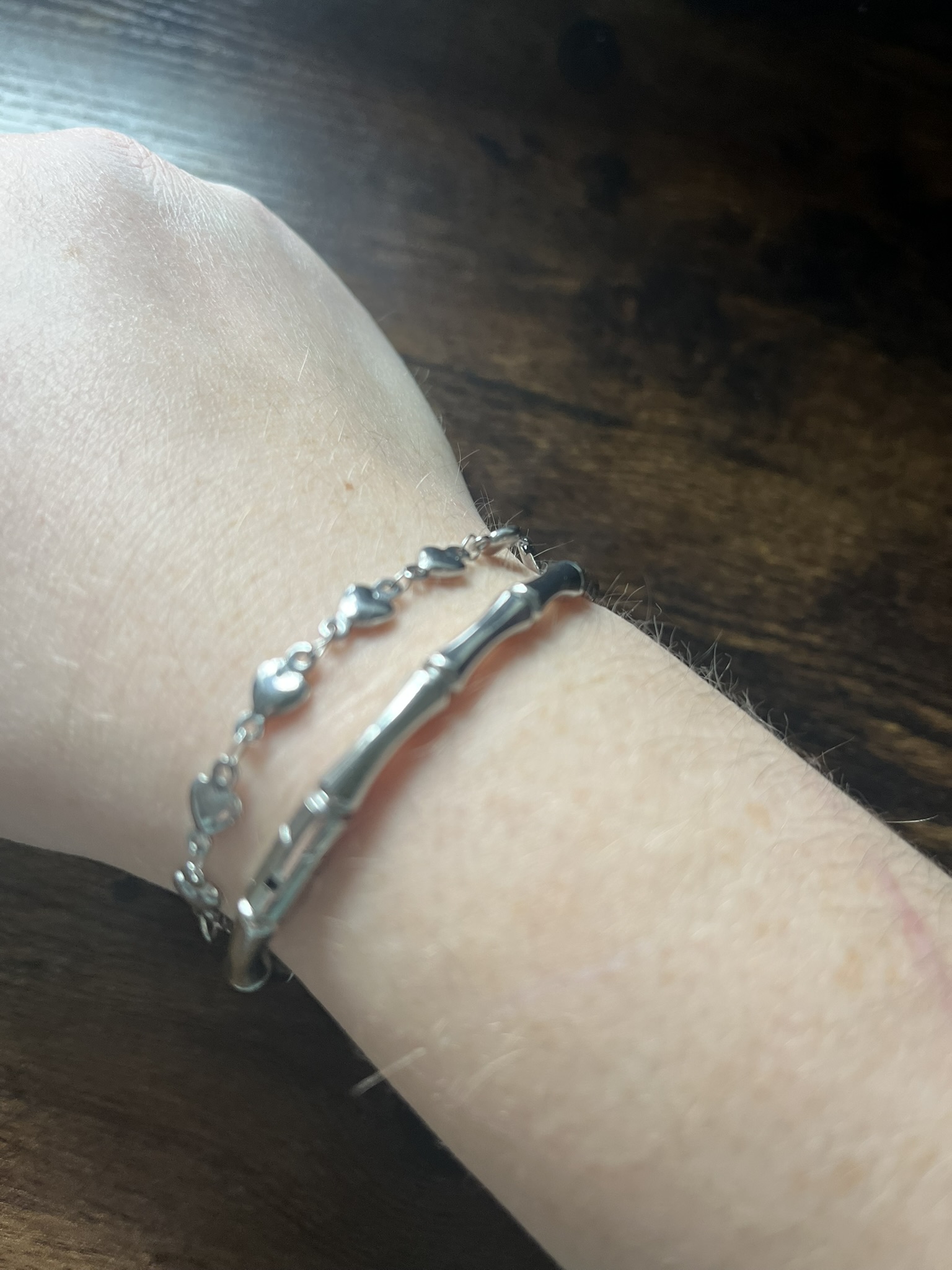 These are the bracelets I wear every single day, I pretty much never take them off so I thought it would be fun to work with them.