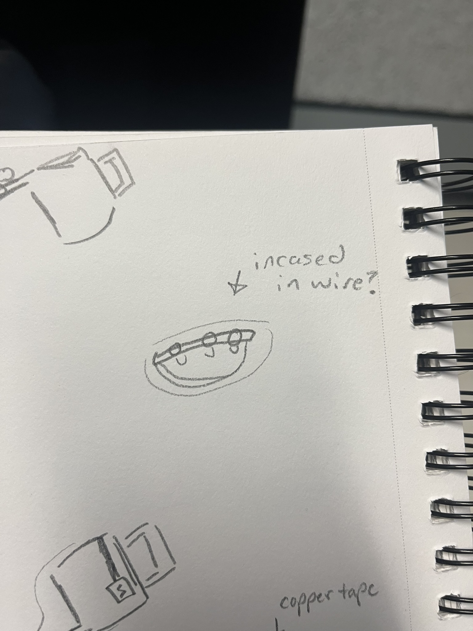 This sketch is me working out how I would actually construct this circuit.