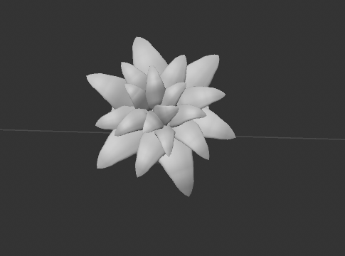 Since the plant was so many pieces to put together I wanted to make sure every angle made sense and looked good.