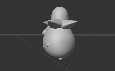 I wanted to make sure my Smoliv model was structually sound so I made sure his side profile makes sense and everything is properly connected.