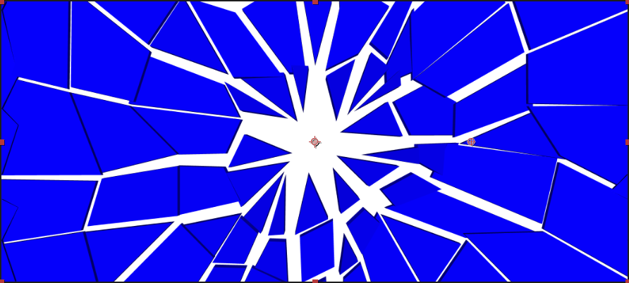 The triangle shatter animation was much more appropriate for the content the tutorial was working towards and I like how the blue looks.